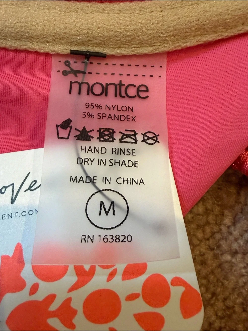 NWT new medium free people montce dita bikini top pink texture underwire Demi